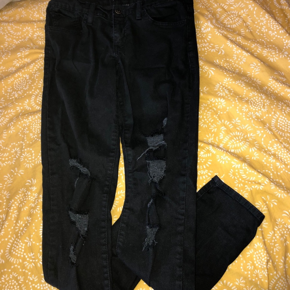 Black Ripped Jeans
